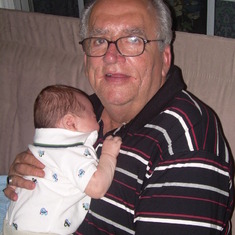 Anthony with grandson Baby Tony