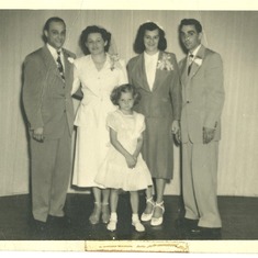 Daddy, Mommy, Aunt Helcha, Uncle Johnny and Carol