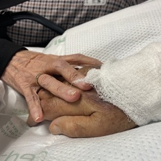 A tender goodbye after nearly 59 years of marriage.