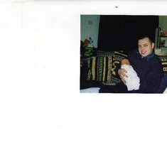 Anthony with Sam as a baby x