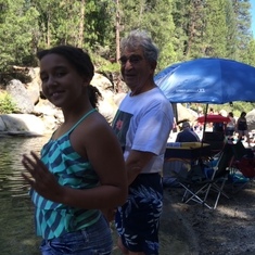 Swimming in Yosemite with Jazzy