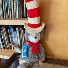 Dr. Seuss was his favorite... he collects Dr. Seuss books and dolls...