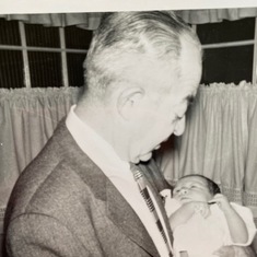 Tony, with his father Edwin Joseph