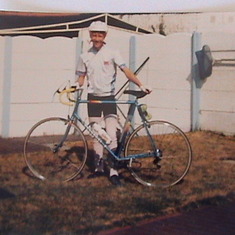 Anthony's first racing bike - 1991.