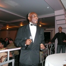 Dr Anthony Maimo delivering a speech at son's wedding