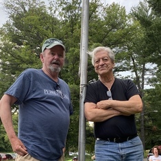 At an outdoor concert with Jim Sweeney, Anne Marie Gibbons and Christina DeConcini