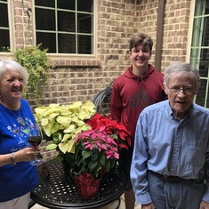 James, mom and dad. Always great to visit!  Looks like a Texas Christmas!