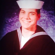 Anthony in the Navy!