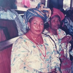 Mum Beyestic With Mummy Arin in Church in her time 