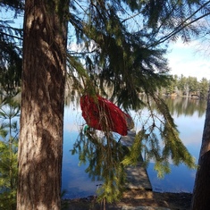 we found his balloon 4-1-2020 on a peaceful lake in Wautoma Wi. 
