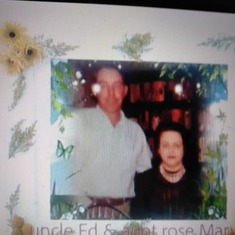 Her sister rosemary and uncle ed