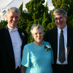 Mom and Sons at Margo and Tom's wedding