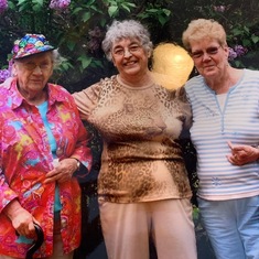 Mom (with her lucky gambling hat) Annie Tork (now deceased) and Dolly Roux