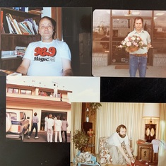 pics of Arthur & Rowena’s after wedding ‘84 - Arthur is on left wearing roller skates all from Alaska