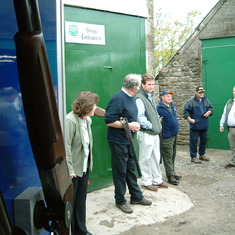 Opening the new shop March 2003