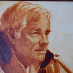 Arthur's portrait painted by 
Diane Aeschliman, Killingsworth, CT