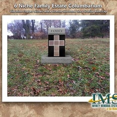 Family Estate - 6 Niche Cross Copper Plates