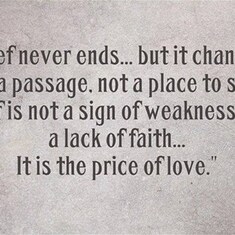 Grief - The price of Love