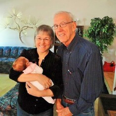1st great granddaughter Astrid Allyn Grunhovd, Cindy Hagen Lukas & Arvin, Fargo townhome