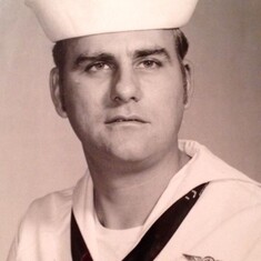 Arvin's youngest brother, Charles (Chuck) Hagen, as a young man in the Navy.  Like Alden, he joined after high school.