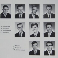 Some of the Sigma Nu members' photos.  Alden is on the top right and Arvin is the first one in the second row.