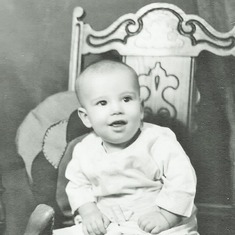 First official portrait of Arvin Elwood Hagen - born April 7, 1935.