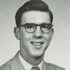 Arvin's 1953 high school graduation photo.