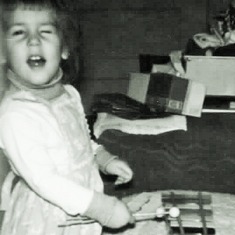 Cindy, Christmas 1960.