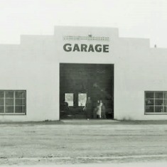 The garage Adolph Hagen managed in Cotati, CA.