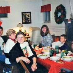 Christmas 1996 in the Jewish Funeral Home the Lukas family lived in as caretakers.  This was their apartment.