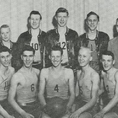 Arvin was #6 on the basketball team - he's the 3rd from the left in the first row.