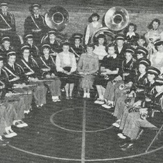Arvin, his brother Alden, and Bev were all in band.  Arvin played clarinet.  Bev & Alden played sousaphone.