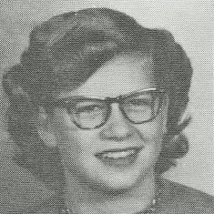 Beverly (Bev) Ann Berg's sophomore high school photo. She was Arvin's future bride.