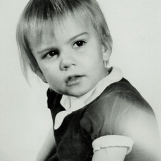 Little sister, Karen Ann Hagen, born in 1947.