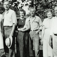 Hagen couples:  Hazel (Drinkwine) & Adolph Hagen, Lanor (Drinkwine) & Henry "Hank" Hagen, Dolly (Sandvig) & Carl Hagen