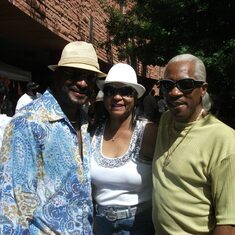 Summer 2012, Las Vegas, NV 'Night of the Light Jazz Concert'!  Arnold, Kim & Calvin!  S.I.U Alumni!  Arnold, I am so glad we ran into each other at the concert.  You will always be remembered as a fun loving, energetic man!  R.I.P my brother....until we m