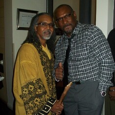 Larry and Asante at Diamonds Bday Party