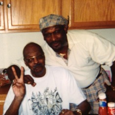 Arnold and Herb Kent the Kool Gent at my home in Las Vegas, NV, '2004!