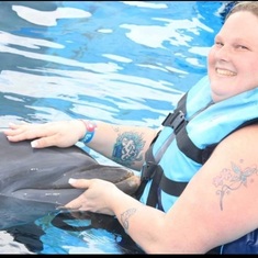 Ashley loved dolphins