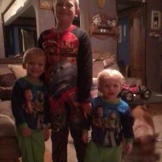 christmas pj's- our family tradition..... one present on christmas eve..... always pj's