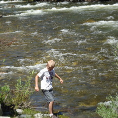 Boys in Colorado river .....just like mom did
