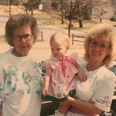 Ashley and grandma Lois and Nanna(great grandma)