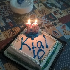 kial birthday cake 09/04/2017