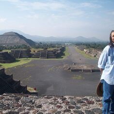 Atop the "Moon" Pyramid in Oaxaco, Mexico 2013