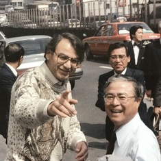 1989 in Japan with Mr Iwasaki of CEC