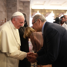 Aso with Pope Francis