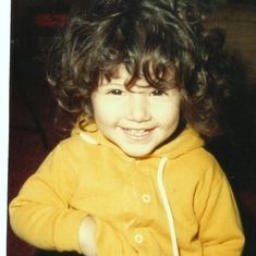 Athena...age 2 w her beautiful curls...she is just so so cute!