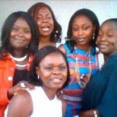 With Shalewa, Oluwayemisi, Shade & Eniola-Sisters for life