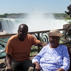 Aubrey and mama at Niagara Falls Canada