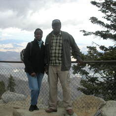 Aubrey and Cheryl at Palm Spring Aerial Tramway 2008